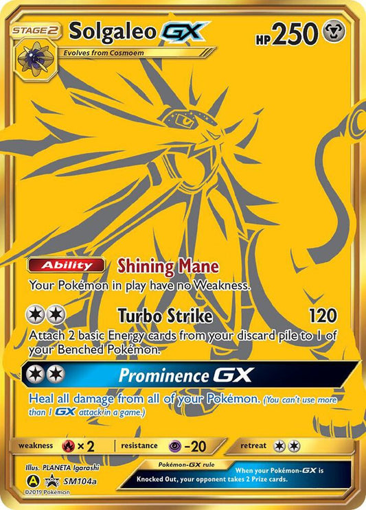 Solgaleo GX - SM104a SM104a Promo SM Promos Pokémon card