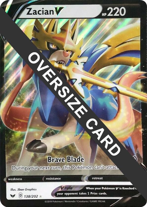 Zacian V - 138/202 138/202 Promo Jumbo Cards Pokémon card