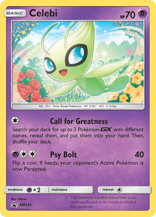 Celebi - SM224 SM224 Promo SM Promos Pokémon card
