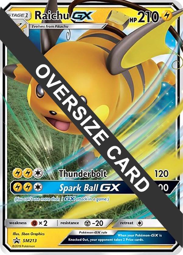 Raichu GX - SM213 - SM213 Promo Jumbo Cards