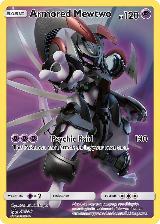 Armored Mewtwo - SM228 SM228 Promo SM Promos Pokémon card