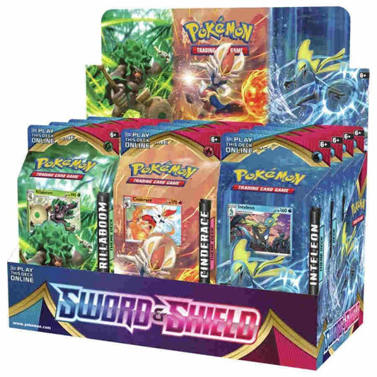 Sword & Shield Theme Deck Display - SWSH01: Sword & Shield Base Set