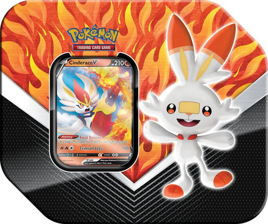 Galar Partners Tin [Cinderace V] - SWSH01: Sword & Shield Base Set