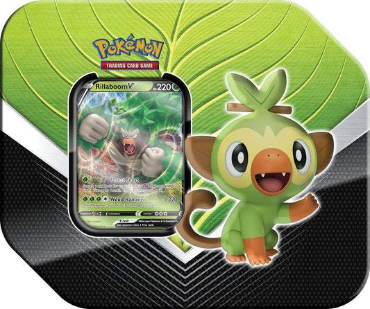 Galar Partners Tin [Rillaboom V] - SWSH01: Sword & Shield Base Set