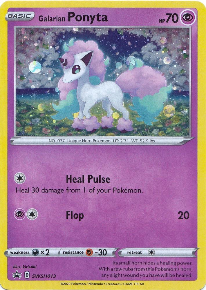 Galarian Ponyta - SWSH013 - SWSH013 Promo SWSH: Sword & Shield Promo Cards
