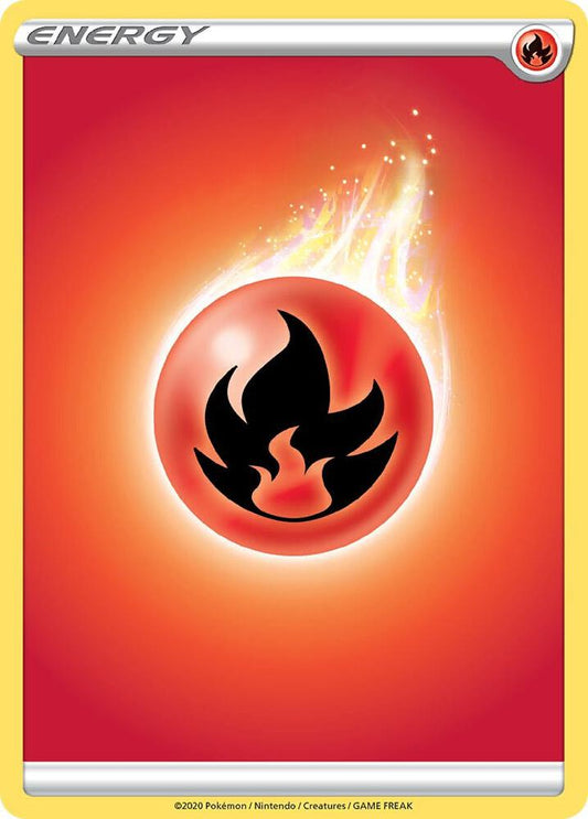 Fire Energy Common Sword & Shield Base Set Pokémon card