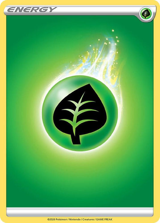 Grass Energy Common Sword & Shield Base Set Pokémon card