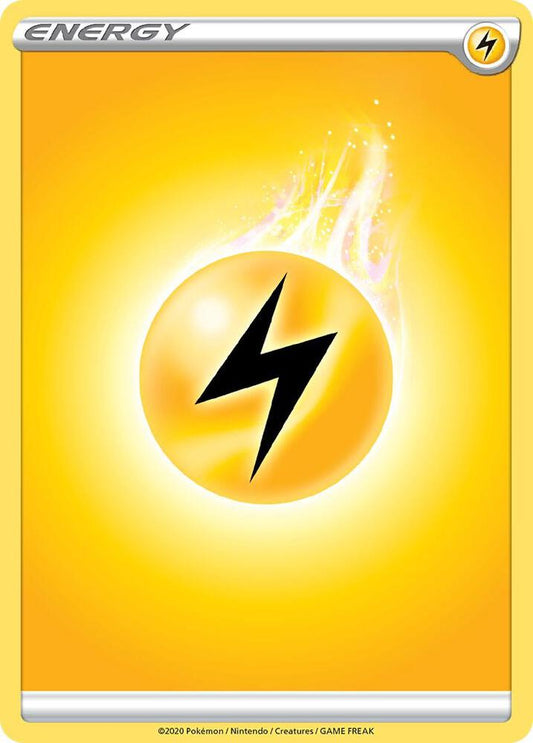 Lightning Energy Common Sword & Shield Base Set Pokémon card