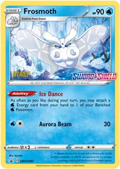 Frosmoth - SWSH007 (Prerelease) [Staff] SWSH007 Promo Sword & Shield Promo Cards Pokémon card