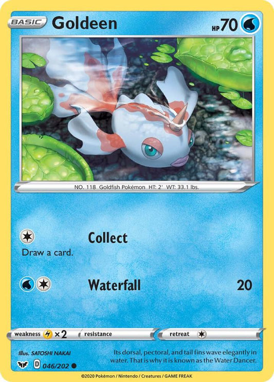 Goldeen (046) 046/202 Common Sword & Shield Base Set Pokémon card