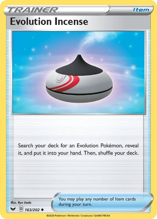 Evolution Incense 163/202 Uncommon Sword & Shield Base Set Pokémon card
