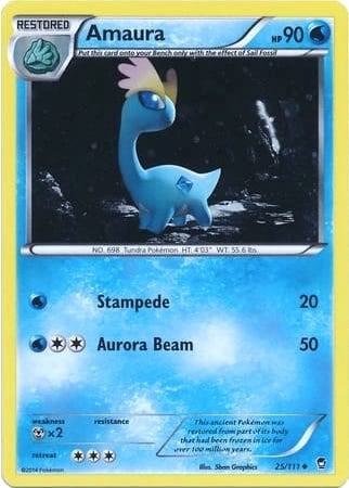 Amaura - 25/111 (Cosmos Holo) 025/111 Promo Miscellaneous Cards & Products Pokémon card