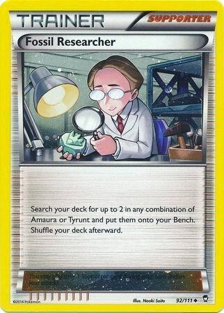 Fossil Researcher - 92/111 (Cosmos Holo) Promo Miscellaneous Cards & Products