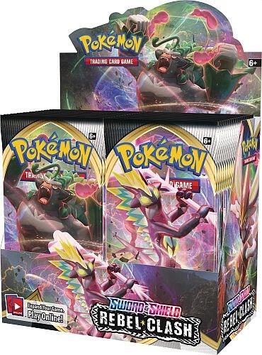 Rebel Clash Booster Box Pokémon card