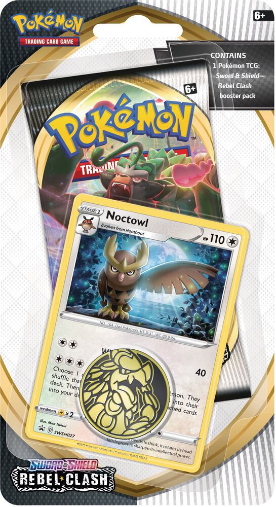 Rebel Clash Single Pack Blister [Noctowl] Pokémon card
