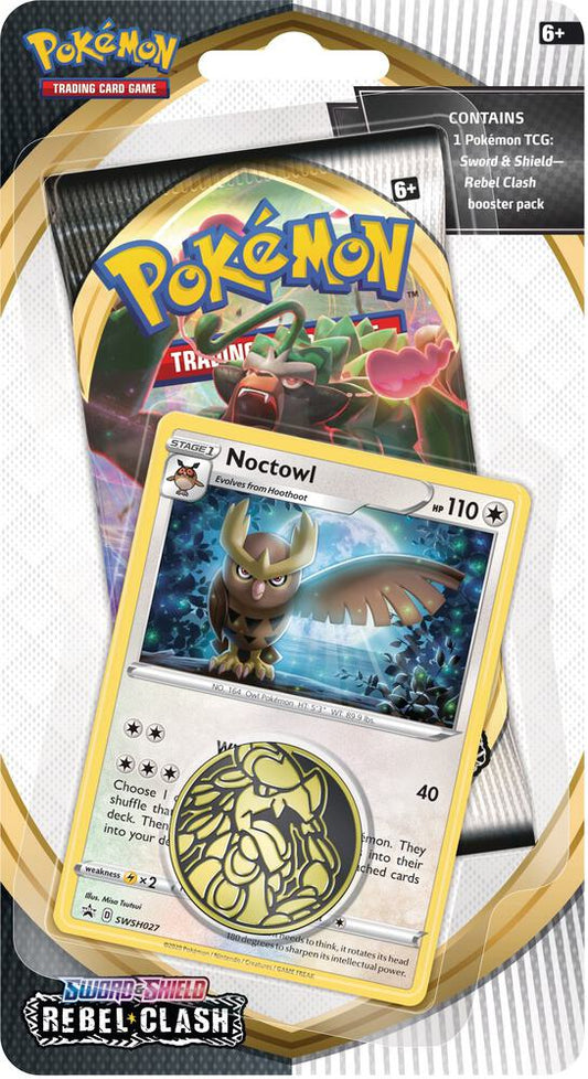 Rebel Clash Single Pack Blister [Noctowl] Pokémon card