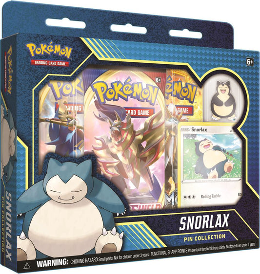 Snorlax Pin Collection Sword & Shield Base Set Pokémon card