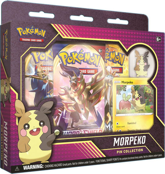 Morpeko Pin Collection Sword & Shield Base Set Pokémon card
