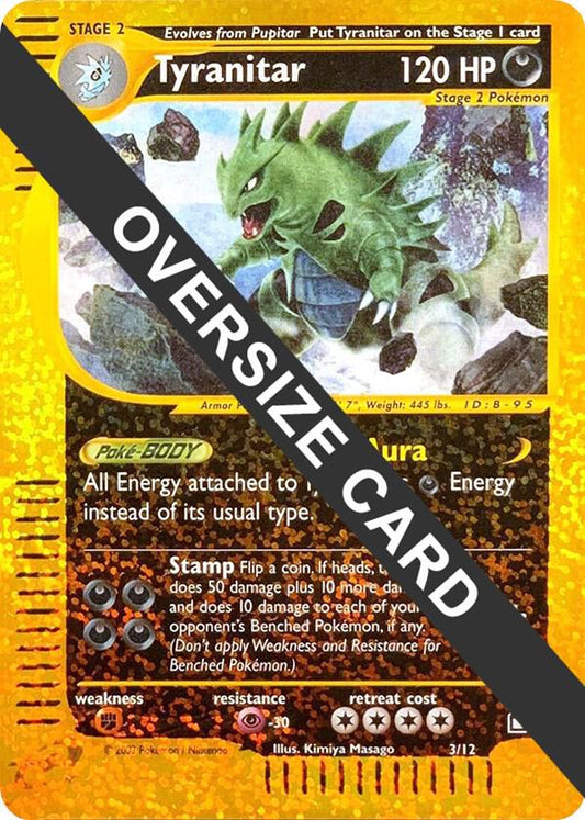 Tyranitar - 3/12 Promo Jumbo Cards