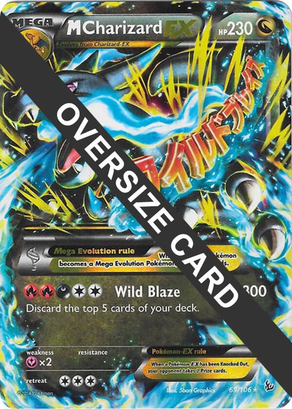 M Charizard EX - 69/106 (Form X) Promo Jumbo Cards