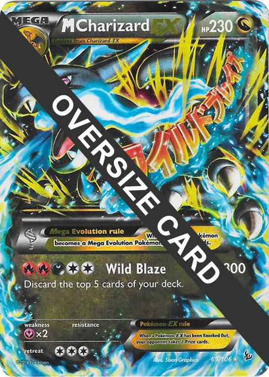 M Charizard EX - 69/106 (Form X) Promo Jumbo Cards