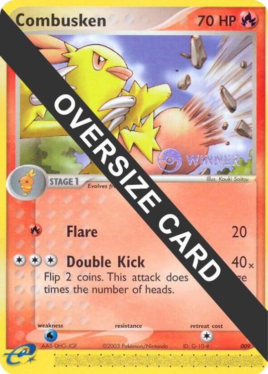 Combusken - 009 (Nintendo Black Star Promo) - 009 Promo Jumbo Cards