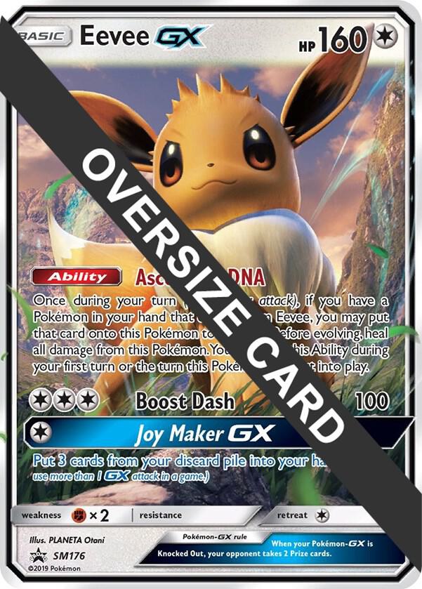 Eevee GX - SM176 (SM Black Star Promo) - SM176 Promo Jumbo Cards