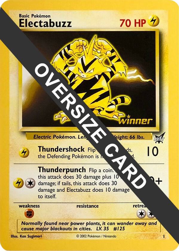 Electabuzz - 1 (Best of Game 1 Promo) - 001 Promo Jumbo Cards