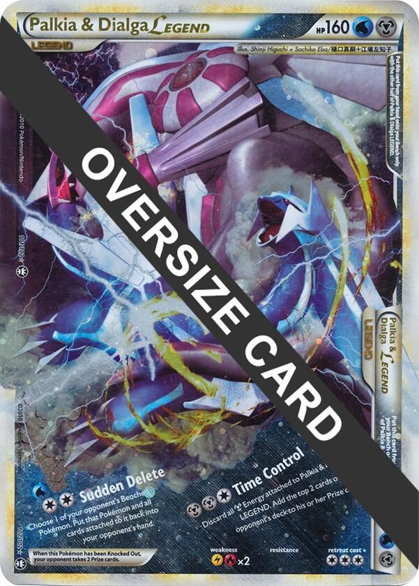 Palkia & Dialga Legends - 101/102 + 102/102 (Single Oversized Promo) 101/102 + 102/102 Promo Jumbo Cards Pokémon card