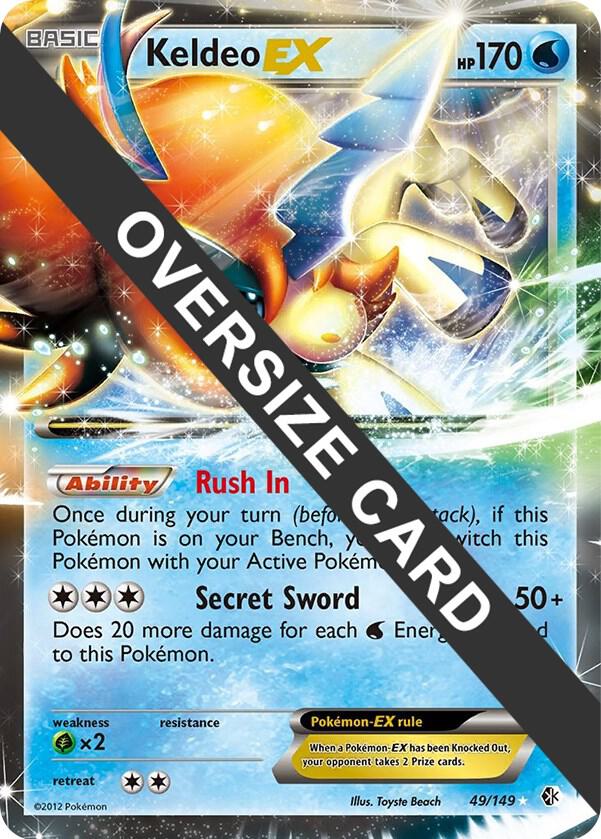 Keldeo EX - 49/99 049/099 Promo Jumbo Cards Pokémon card