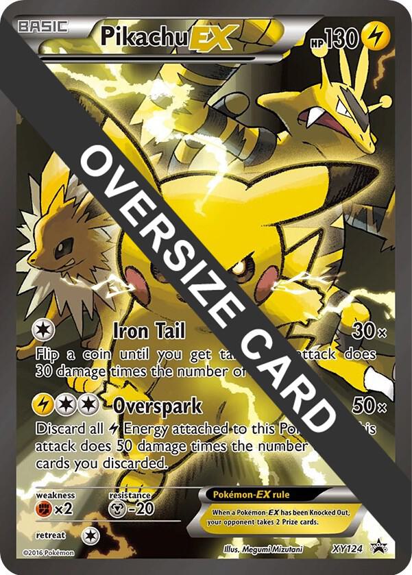 Pikachu EX - XY124 XY124 Promo Jumbo Cards Pokémon card