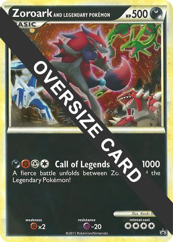 Zoroark and Legendary Pokemon (World of Illusions Promo) Promo Jumbo Cards Pokémon card