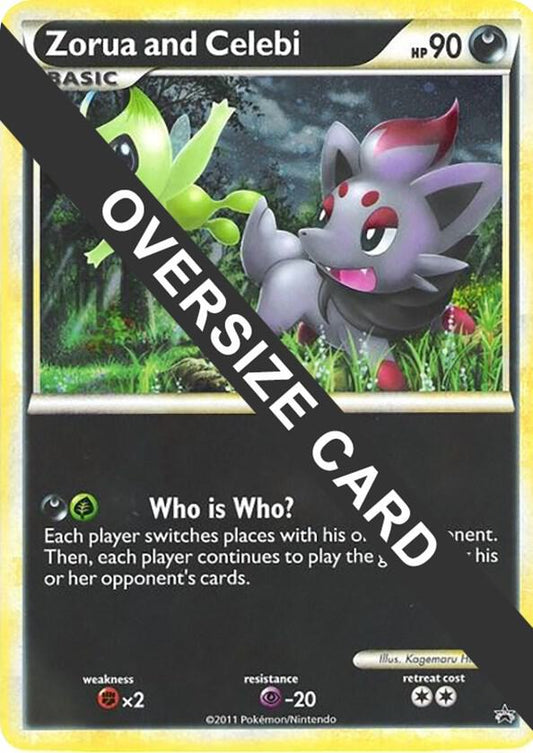 Zorua and Celebi (Black and White Tour Promo) - Promo Jumbo Cards