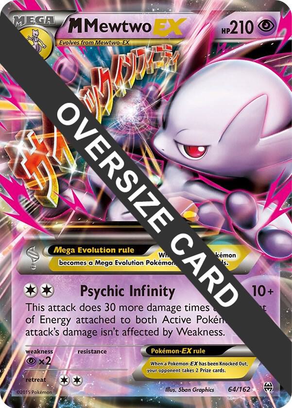 M Mewtwo EX - 64/162 064/162 Promo Jumbo Cards Pokémon card