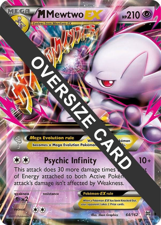 M Mewtwo EX - 64/162 064/162 Promo Jumbo Cards Pokémon card