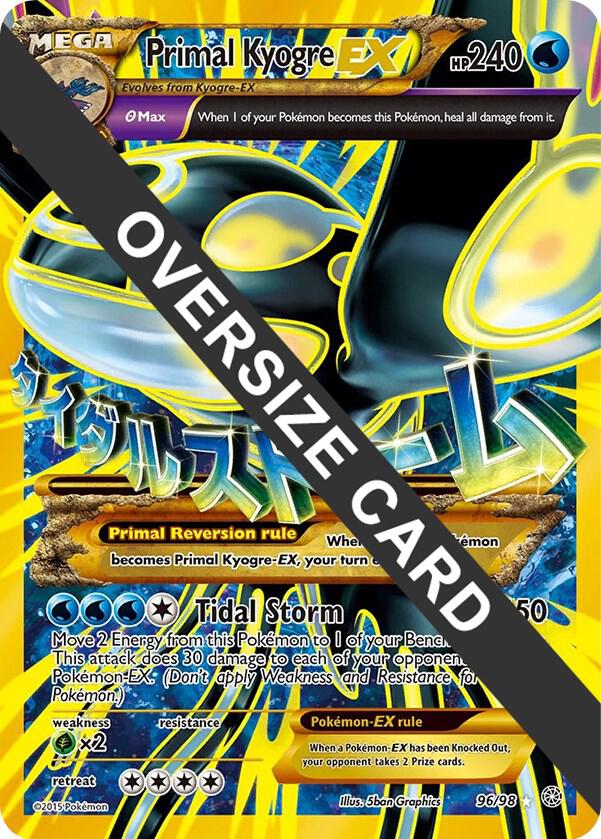 Primal Kyogre EX - 96/98 096/098 Promo Jumbo Cards Pokémon card