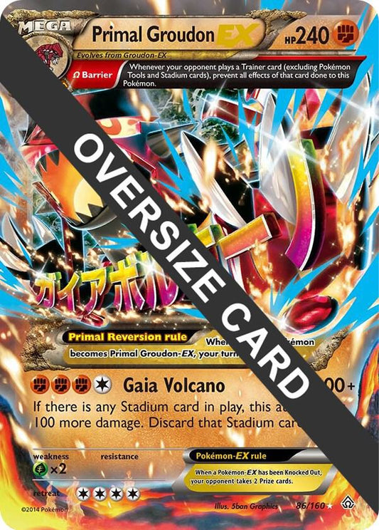 Primal Groudon EX - 86/160 086/160 Promo Jumbo Cards Pokémon card