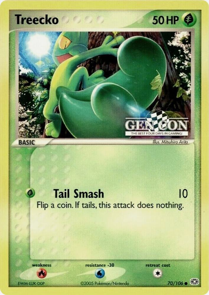 Treecko - 70/106 (GEN CON) 070/106 Promo Miscellaneous Cards & Products Pokémon card