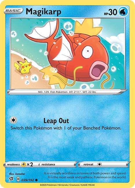 Magikarp 039/192 Common Rebel Clash Pokémon card