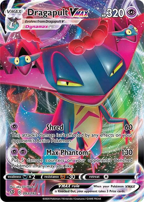 Dragapult VMAX 093/192 Ultra Rare Rebel Clash Pokémon card