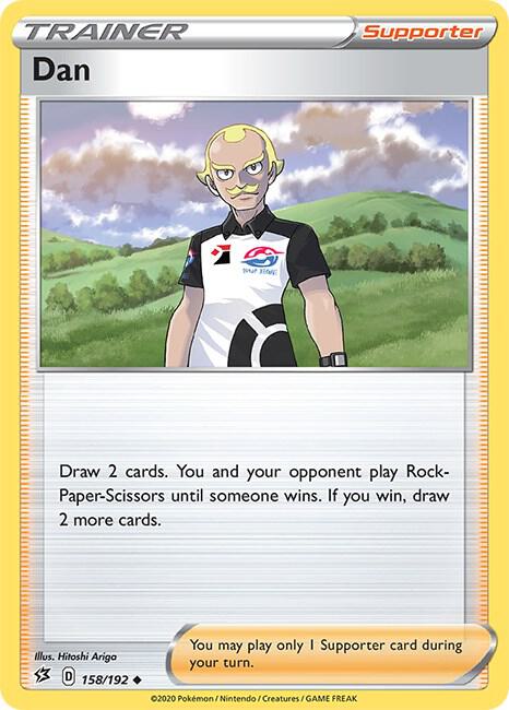 Dan 158/192 Uncommon Rebel Clash Pokémon card