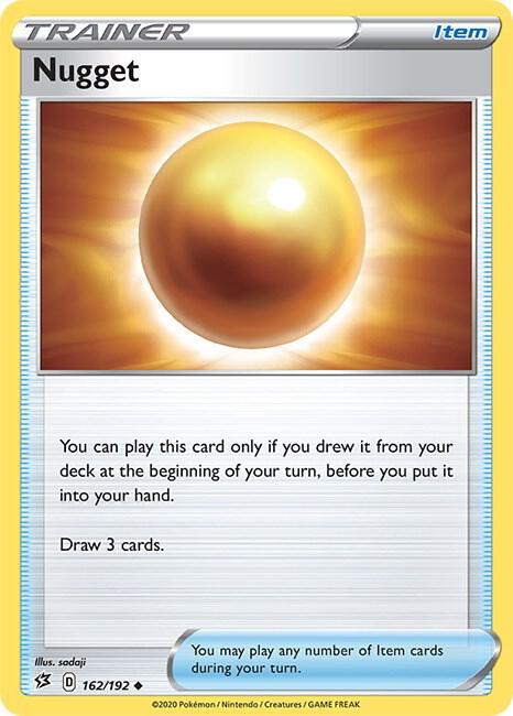 Nugget 162/192 Uncommon Rebel Clash Pokémon card