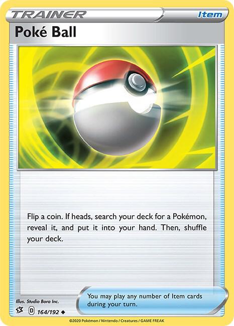 Poke Ball 164/192 Uncommon Rebel Clash Pokémon card