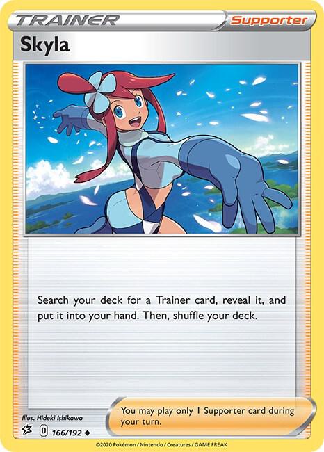 Skyla 166/192 Uncommon Rebel Clash Pokémon card