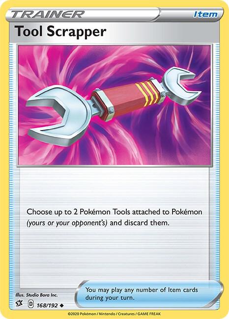 Tool Scrapper 168/192 Uncommon Rebel Clash Pokémon card