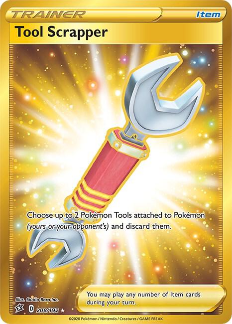 Tool Scrapper (Secret) - 208/192 Secret Rare SWSH02: Rebel Clash