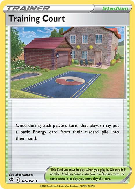 Training Court 169/192 Uncommon Rebel Clash Pokémon card