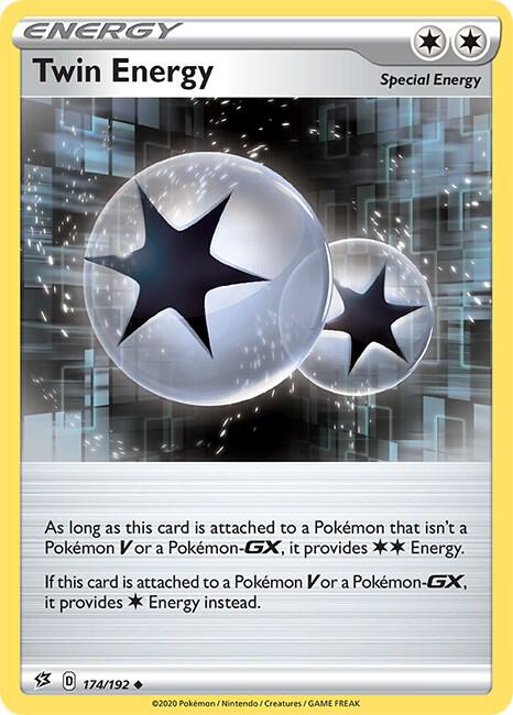 Twin Energy 174/192 Uncommon Rebel Clash Pokémon card