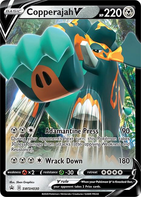 Copperajah V - SWSH030 - SWSH030 Promo SWSH: Sword & Shield Promo Cards