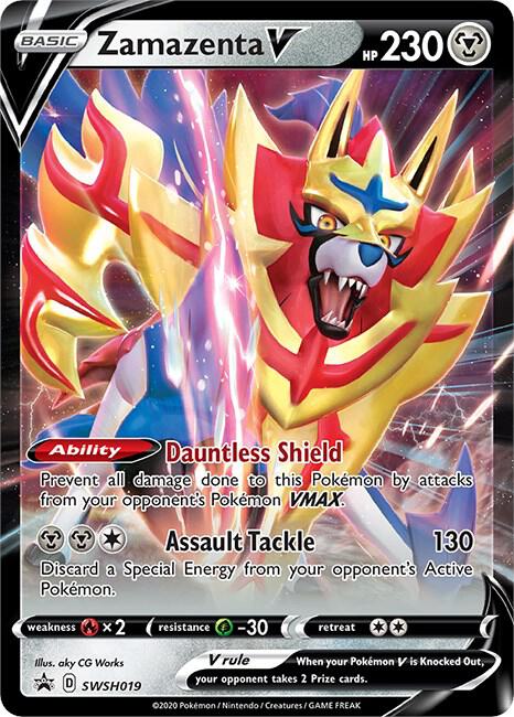 Zamazenta V - SWSH019 SWSH019 Promo Sword & Shield Promo Cards Pokémon card